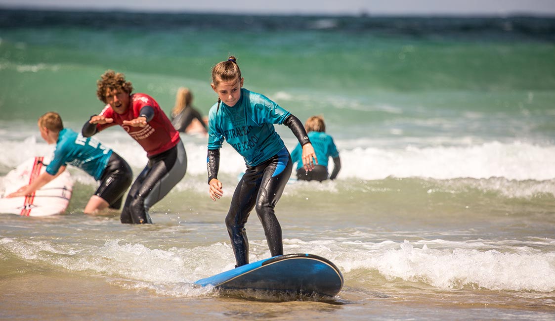 Private Surf Lessons Fistral Beach Surf School