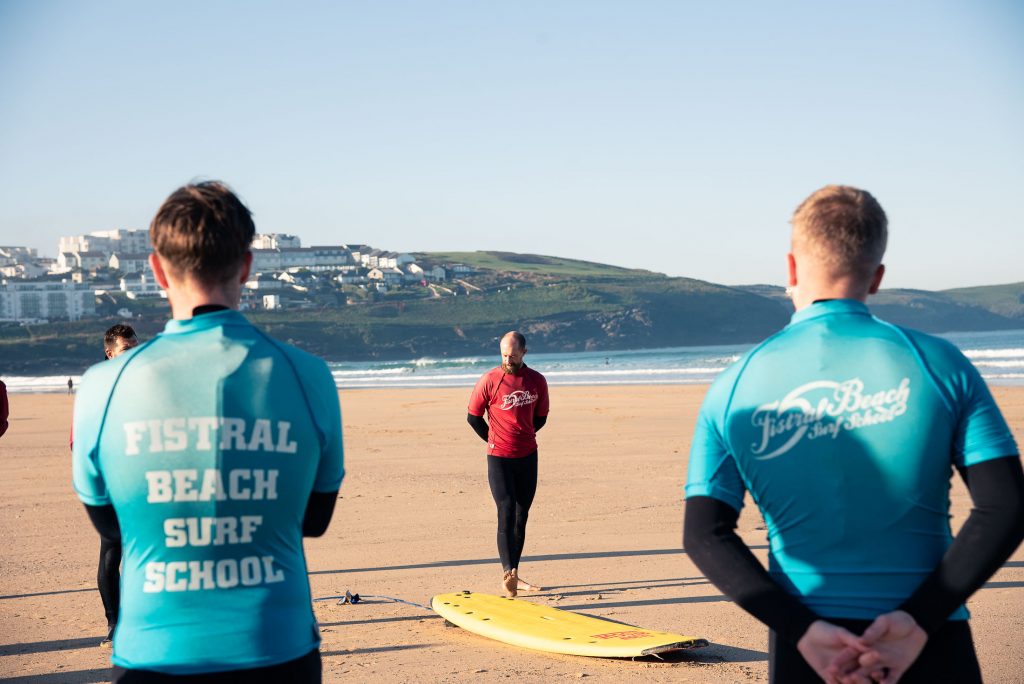 Surfing Lessons Fistral Beach