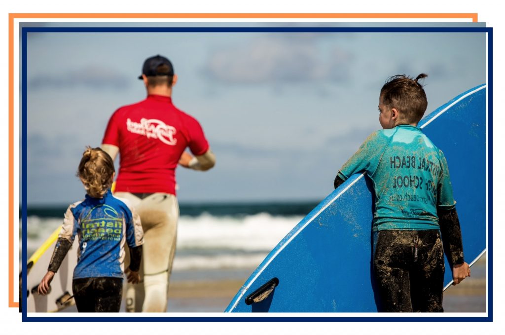 Kids Surfing Lessons Fistral Beach Surf School 