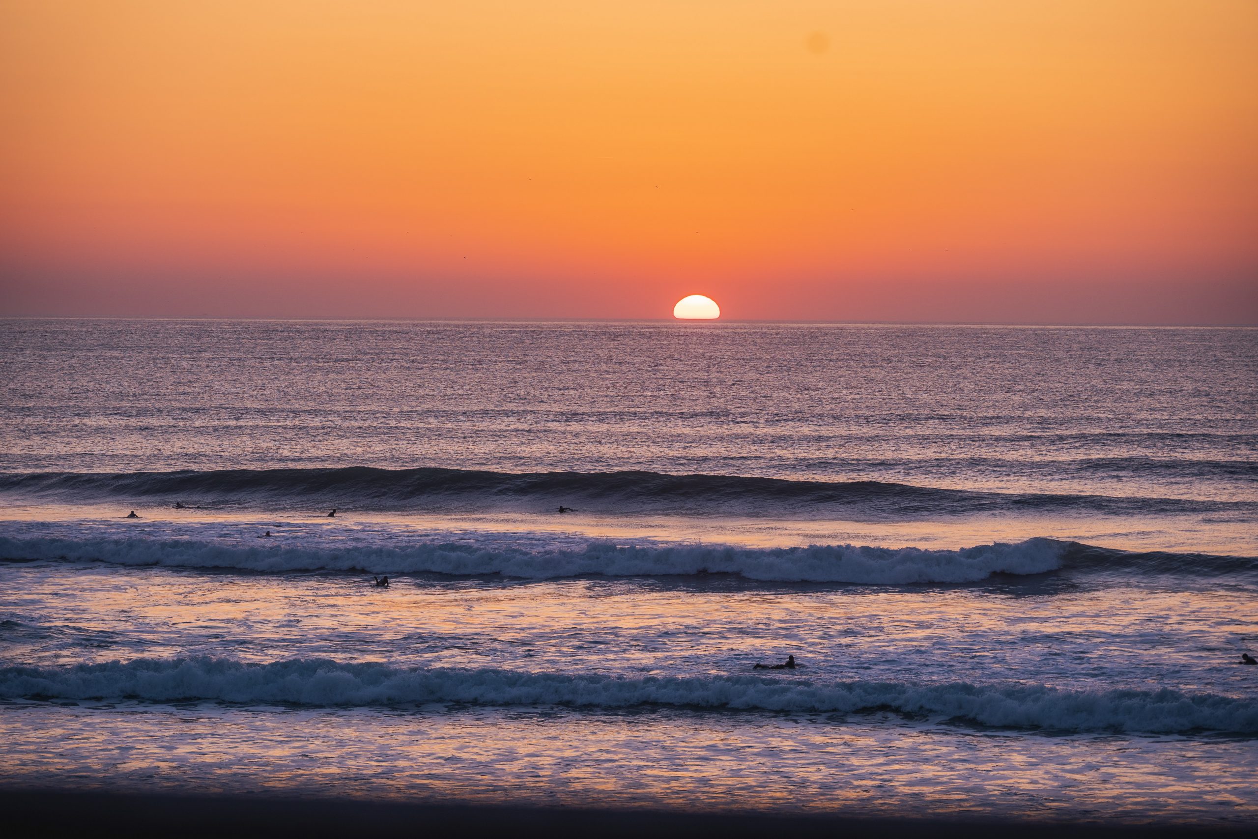 Sunset Surfing Newquay