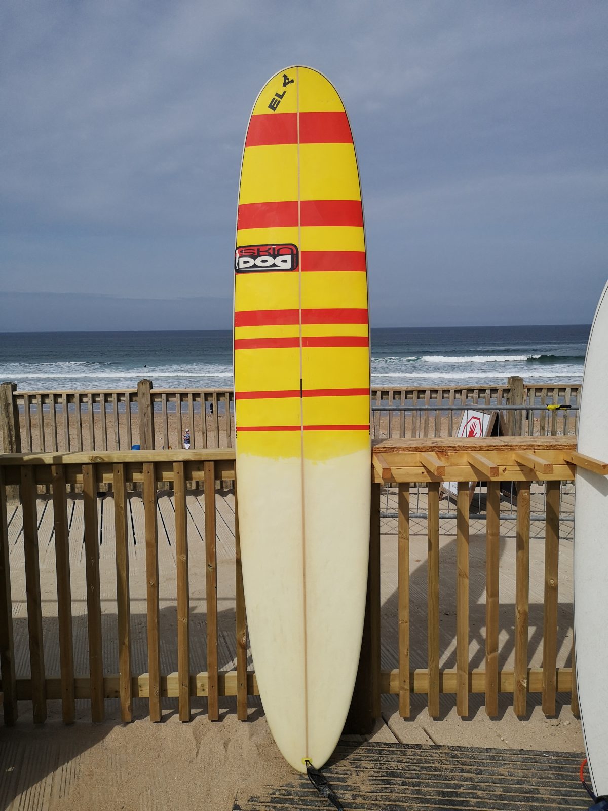 Longboard Surfboards for Hire Fistral Beach Surf School